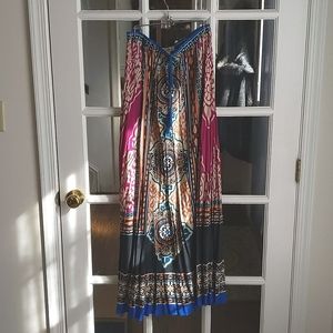 Flying Tomato Tribal Print Maxi Skirt, M, NEW w/out Tags
